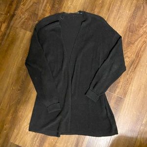 Target Charcoal Cardigan. No size but I will fit like a large.